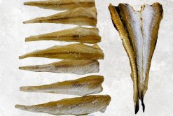 Dried Seasoned Alaska Pollock premium display for customers in Vietnam