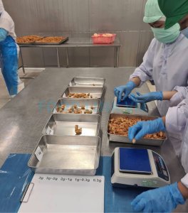 Shrimp pre-shipment quality control inspection in Vietnam