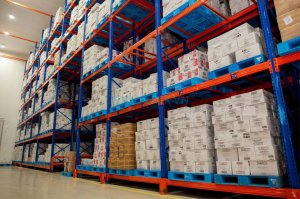 Warehouse storage for OEM seafood materials under quality control