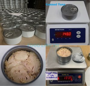 Canned tuna production quality inspection in Vietnam