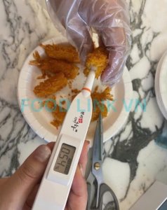Breaded shrimp quality control inspection before shipment in Vietnam