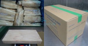 OEM seafood cartons ready for shipment